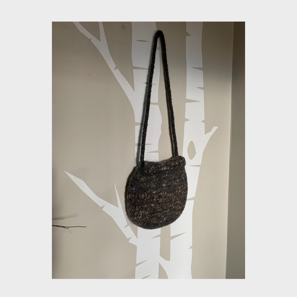 Evening Felted Wool Purse - Picture 6 of 7